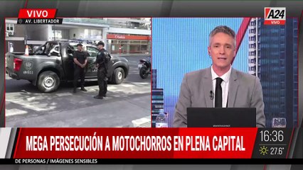 🚨 DETENCIÓN DE DOS MOTOCHORROS EN LA AVENIDA LIBERTADOR GENERA CAOS EN LA SUBIDA DEL TÚNEL