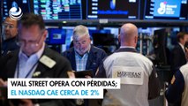 Wall Street opera con pérdidas; el Nasdaq cae cerca de 2%