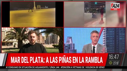⚠️AUMENTO DE PELEAS NOCTURNAS EN LA RAMBLA DE MAR DEL PLATA