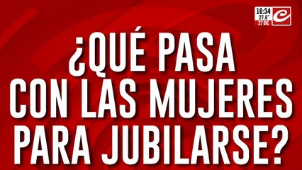 Consultorio en vivo: ¿Qué pasa con las mujeres para jubilarse?