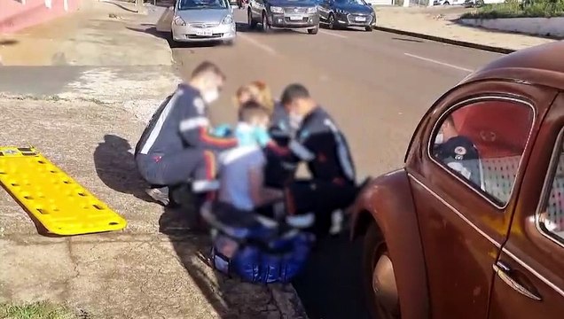 Jovem fica ferido ao sofrer queda de bicicleta no Parque São Paulo