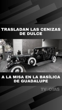 Cortejo fúnebre de las cenizas de Dulce