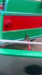 Crianças ficam feridas após vagão de trenzinho de Natal tombar