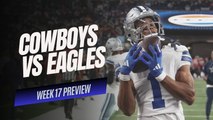 NFL WEEK 17 PREVIEW: Dallas Cowboys (7-8) at Philadelphia Eagles (12-3)