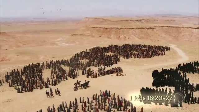 Elias desafia o rei Acabe ,a rainha Jezabel e todos os 450 profetas de baal , provando que só há um Deus