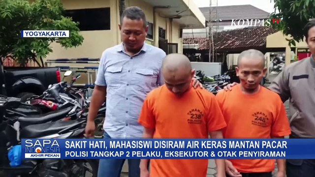 Eksekutor dan Otak Penyiraman Air Keras Mahasiswi Ditangkap, Pelaku Mantan Pacar Korban