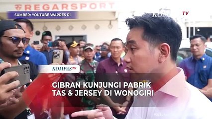 Wapres Gibran Kunjungi Pabrik Lokal Wonogiri, Ungkap Pesan Prabowo