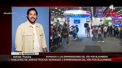 Adrián Trucios habla sobre su nominación a los emprendedores del año por Bloomberg