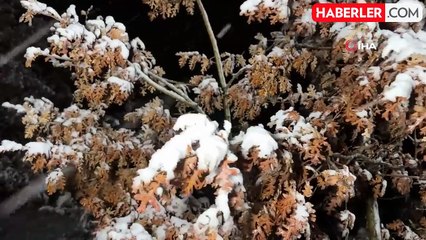 Uşak'ta Kar Yağışı Etkisini Gösterdi
