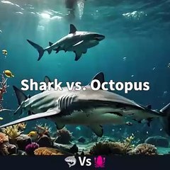 #fight Shark vs. Octopus 🦈×🐙