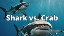 #fight Shark vs. crab 🦈×🦀