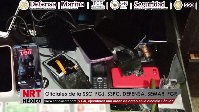 Oficiales de la SSC y FGJ de la CDMX, junto con la SSPC, DEFENSA, SEMAR, FGR y GN, ejecutaron una orden de cateo en la alcaldía Tláhuac