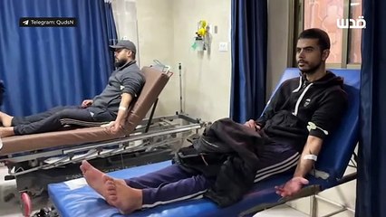 غزيون-يتبرعون-بالدم-لأنفسهم-مع-استمرار-ا_10