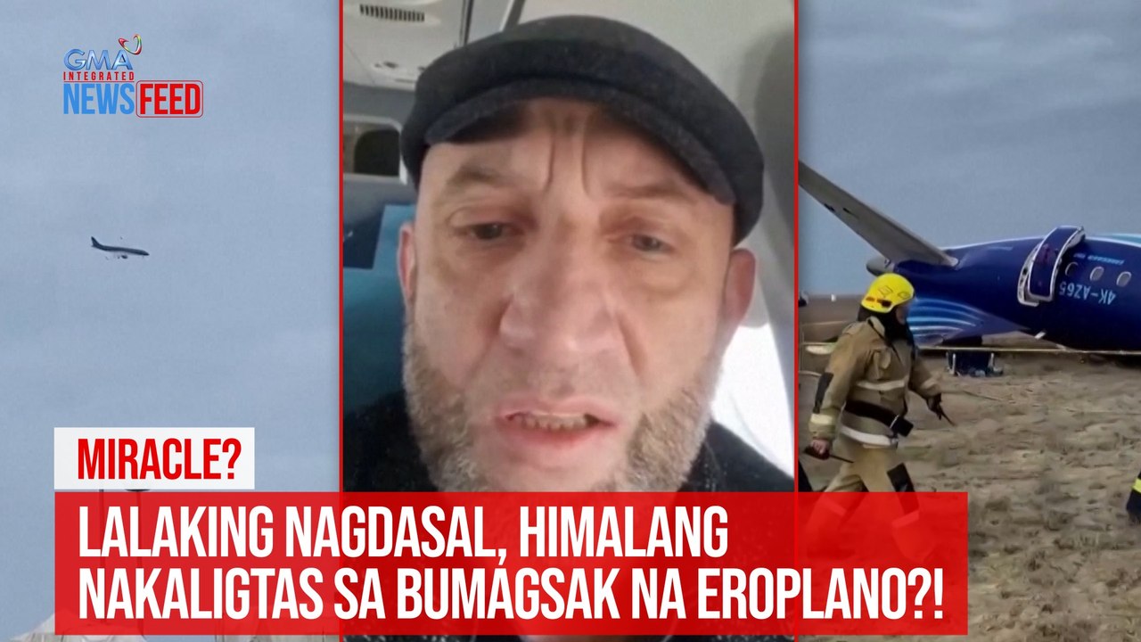 Lalaking nagdasal, himalang nakaligtas sa bumagsak na eroplano?! | GMA Integrated Newsfeed