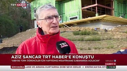 Aziz Sancar TRT Haber'e konuştu