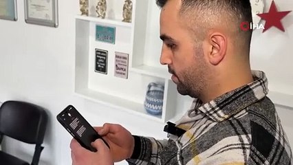 Gelen mesaj kabusu oldu! Kapıda görünce rahat bir nefes aldı