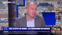 Hausse des émissions de gaz à effet de serre: “Ça doit servir d’électrochoc sur deux secteurs, les transports et le bâtiment“, affirme François Gemenne, membre du Giec