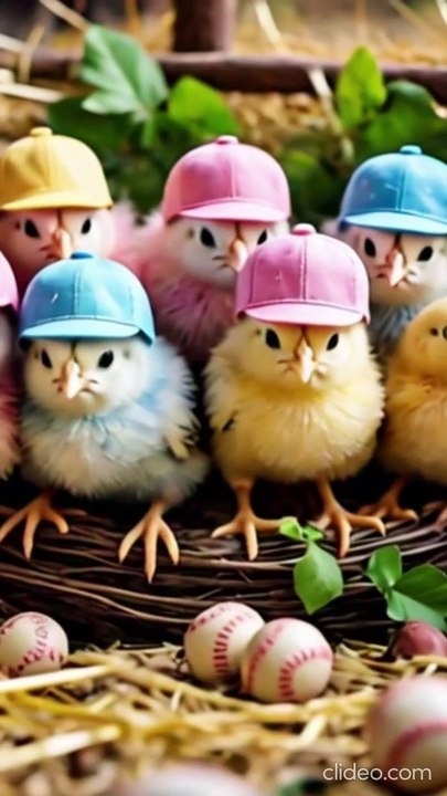 Cute Colorful Chicks #shortvideos #birds #animals #cute #babyanimals  #chicks