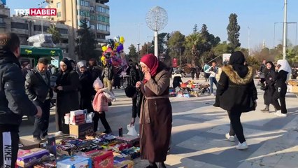 Özgür Halep bayram yeri gibi