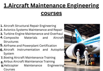 Comprehensive Fee Information for Aircraft Maintenance Engineering