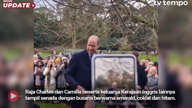 Warga Inggris Antusias Sambut Keluarga Kerajaan Inggris di Momen Natal