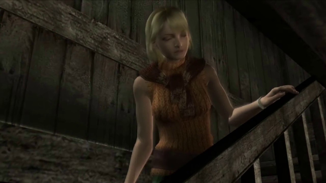 Ashley Graham all dialogue cutscenes Resident Evil 2 classic