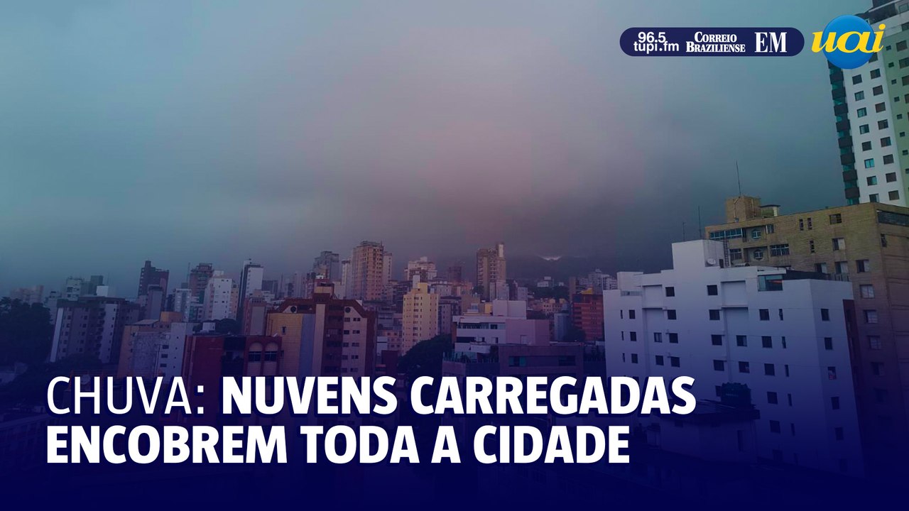 Chuva forte atinge a região central de BH