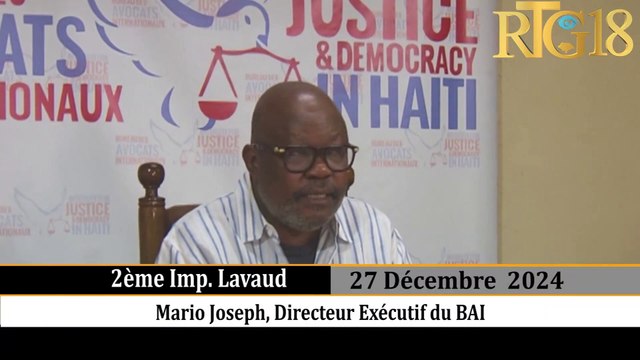 Me. Mario Joseph akize gouvènman an li di ki responsab dram ki pase lopital jeneral 24 desanm pase a