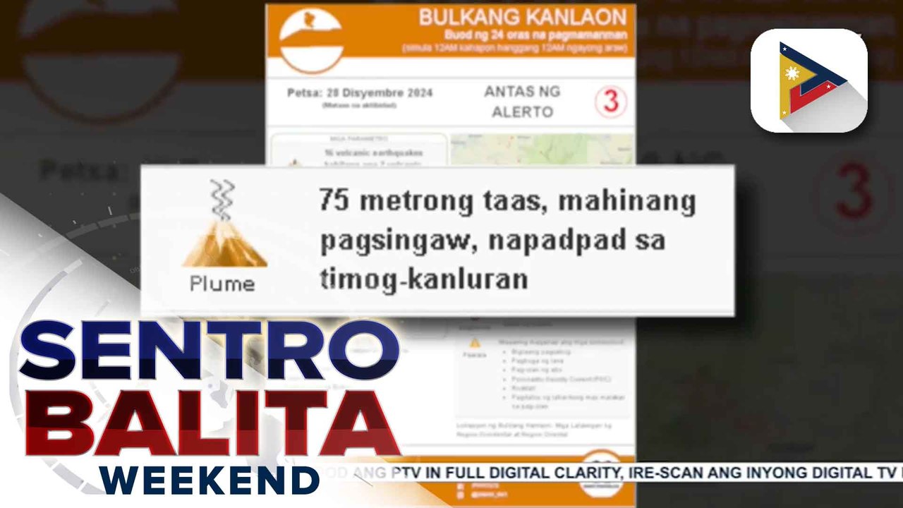16 volcanic earthquakes at dalawang tremors, naitala sa Bulkang Kanlaon