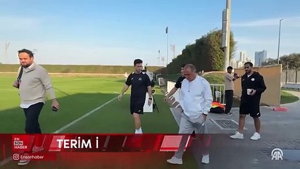 Fatih Terim, Al Shabab'ın başında ilk idmanına çıktı
