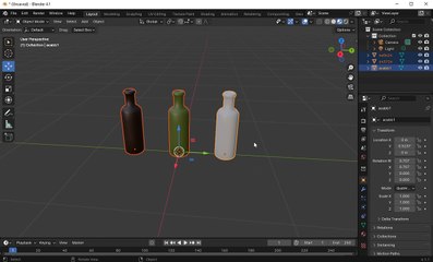 blender 4 emma bee cube bottals