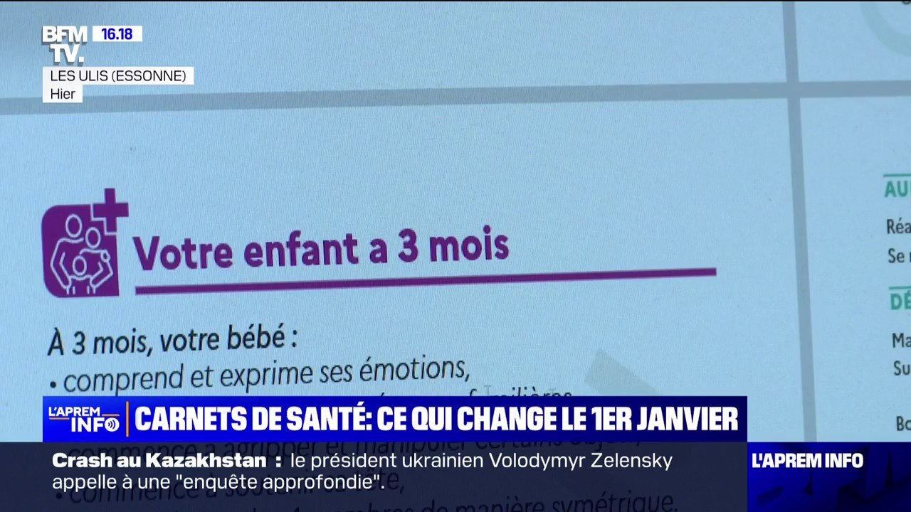 Carnets de santé: ce qui change au 1er janvier