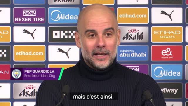 Man. City - Guardiola : "Rester aussi calme que possible"