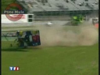 Crash d'Ortelli à Monza