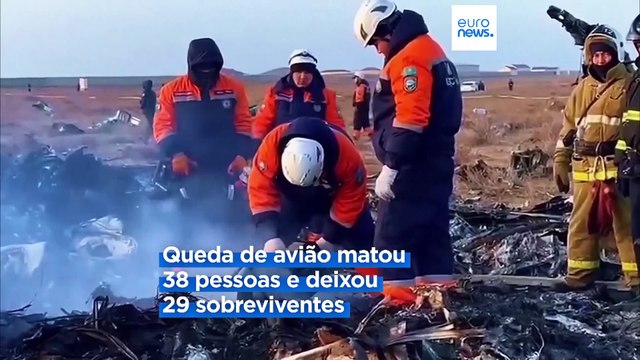 Putin pede desculpa pelo “trágico incidente”, mas não admite culpa pela queda do avião do Azerbaijão