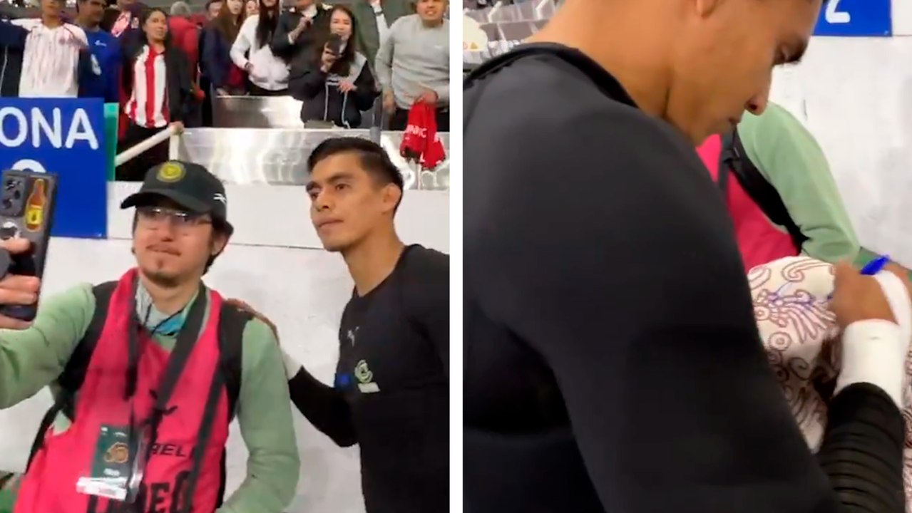 Tala Rangel es ovacionado y firma autógrafos tras victoria de Chivas contra Atlas en la semifinal de la Copa Pacifico