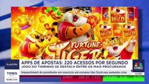 Apps de apostas no Brasil registram 220 acessos por segundo; Jogo do Tigrinho se destaca na busca