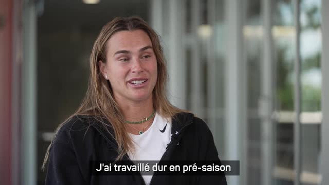 Brisbane - Sabalenka résume sa pré-saison : "Travail, travail et travail"