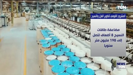 المشروع القومي لتطوير الغزل والنسيج 🧵