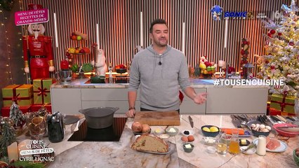 Le générique de "Tous en cuisine : Menus de fêtes" sur M6.