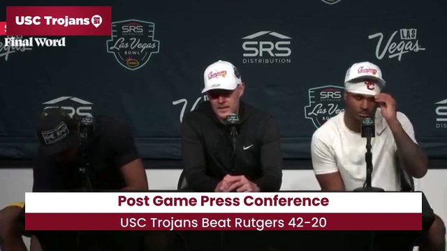 USC Trojans Lincoln Riley Reacts To Beating Texas A&M in Las Vegas Bowl