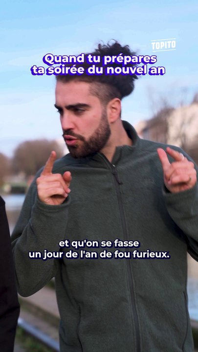 Quand tu prépares ta soirée du nouvel an