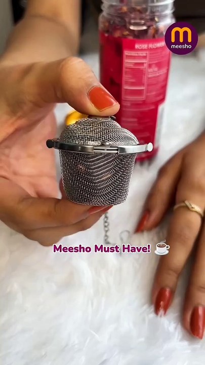 House Again 2 Pack Tea Infuser, Extra Fine Mesh Tea Infusers for Loose Tea, 18/8 Stainless Steel Tea Strainer with Extended Chain Hook, Tea Steeper for Brew Tea, Spices & Seasonings