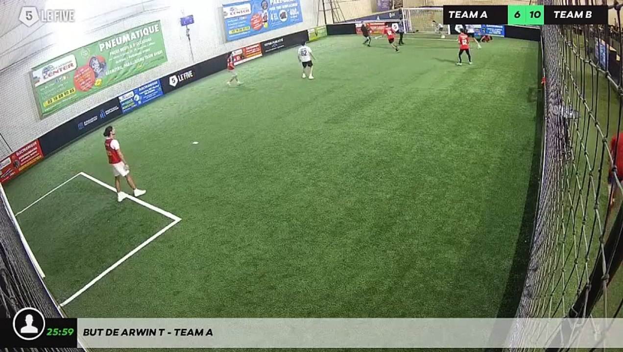 But de Arwin T - Team A