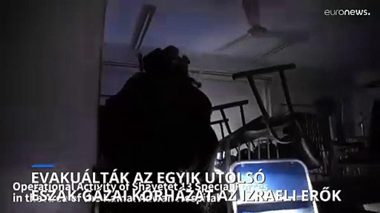 Kiüríttette az egyik utolsó észak-gázai kórháza...