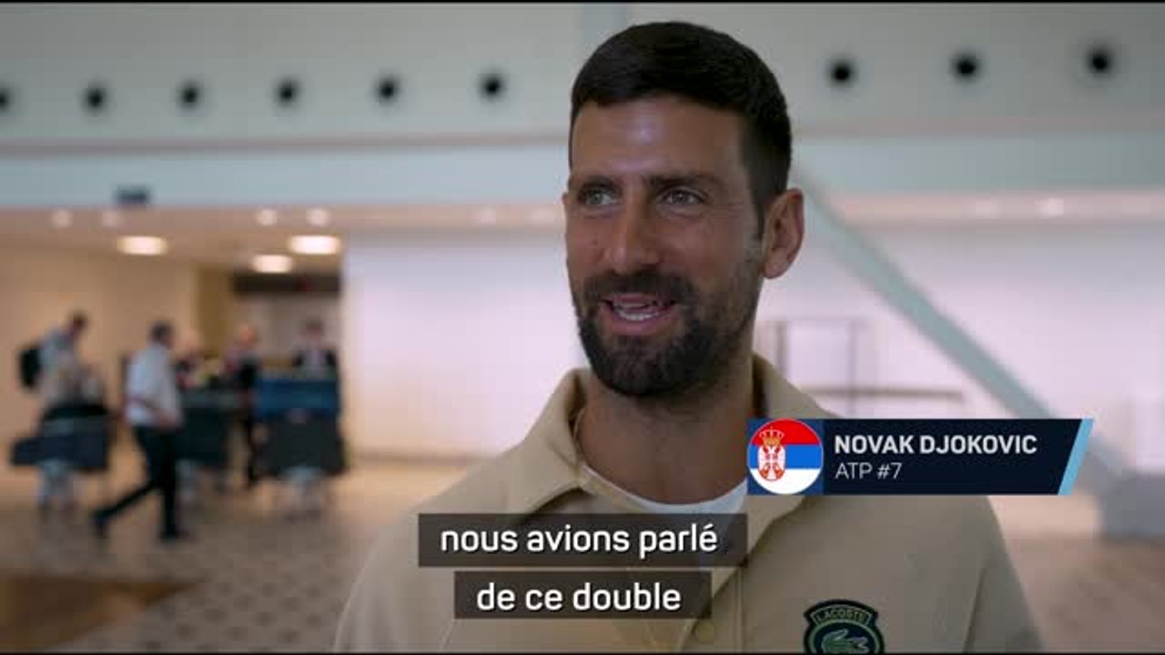 Brisbane - Djokovic : "Le double avec Kyrgios ? Ça va être fun !"