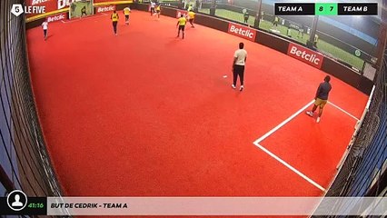 But de Cedrik - Team A