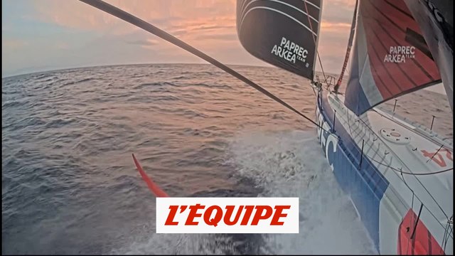 Dalin fond sur Richomme - Voile - Vendée Globe