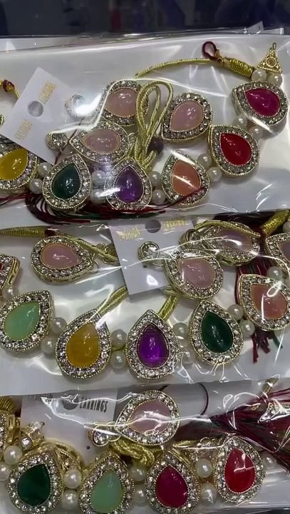 Monalisa Set Wholesale Price  Latest Low Range Necklace Set Sadar Bazar Artificial Jewellery - Shiv Shagun (720p, h264)