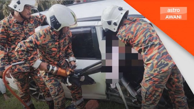 8 termasuk 3 kanak-kanak cedera dalam kemalangan babit MPV, treler